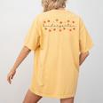 Kindergarten Teacher Pumpkin Autumn Leaves Kinder Team Fall Women's Comfort Colors T-Shirt Back Print Mustard Kindergarten Teacher Pumpkin Autumn Leaves Kinder Team Fall Women's Comfort Colors T-Shirt Back Print Mustard