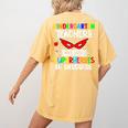 Kindergarten Teachers Are Just Superheroes In Disguise Women's Comfort Colors T-Shirt Back Print Mustard Kindergarten Teachers Are Just Superheroes In Disguise Women's Comfort Colors T-Shirt Back Print Mustard