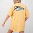 Kindergarten TEAM School Teacher Kinder Baseball-Style Shirt Women's Comfort Colors T-Shirt Back Print Mustard Kindergarten TEAM School Teacher Kinder Baseball-Style Shirt Women's Comfort Colors T-Shirt Back Print Mustard