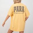 Leopard Paraprofessional Back To School Para Squad Teacher Women's Comfort Colors T-Shirt Back Print Mustard Leopard Paraprofessional Back To School Para Squad Teacher Women's Comfort Colors T-Shirt Back Print Mustard