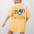 Librarian Boo Crew Teacher Student Halloween Costume Women's Comfort Colors T-Shirt Back Print Mustard Librarian Boo Crew Teacher Student Halloween Costume Women's Comfort Colors T-Shirt Back Print Mustard