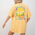 Can I Lick It Periodic Table Science Teacher Men Women Women's Comfort Colors T-Shirt Back Print Mustard