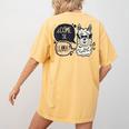 Llama Shirt English Teacher School Student ESL Joke Women's Comfort Colors T-Shirt Back Print Mustard