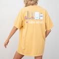 I Love School Supplies Teacher Shirt Women's Comfort Colors T-Shirt Back Print Mustard I Love School Supplies Teacher Shirt Women's Comfort Colors T-Shirt Back Print Mustard
