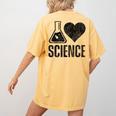 I Love Science Lover Teacher Scientist Sciences Women's Comfort Colors T-Shirt Back Print Mustard I Love Science Lover Teacher Scientist Sciences Women's Comfort Colors T-Shirt Back Print Mustard