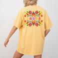 Maestra Cinco De Mayo Spanish Mexican Teacher Women's Comfort Colors T-Shirt Back Print Mustard Maestra Cinco De Mayo Spanish Mexican Teacher Women's Comfort Colors T-Shirt Back Print Mustard