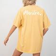 Maestra Cute Bilingual Spanish Teacher Women's Comfort Colors T-Shirt Back Print Mustard Maestra Cute Bilingual Spanish Teacher Women's Comfort Colors T-Shirt Back Print Mustard