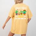 Matching Teacher Back To School School Office Crew Cactus Team School Office Squad Women's Comfort Colors T-Shirt Back Print Mustard Matching Teacher Back To School School Office Crew Cactus Team School Office Squad Women's Comfort Colors T-Shirt Back Print Mustard