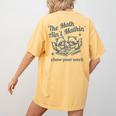 The Math Ain't Mathing Math Teacher Sarcastic Raccoon Women's Comfort Colors T-Shirt Back Print Mustard The Math Ain't Mathing Math Teacher Sarcastic Raccoon Women's Comfort Colors T-Shirt Back Print Mustard