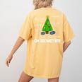 Math Geometry Christmas Tree Geometree Teacher Women's Comfort Colors T-Shirt Back Print Mustard Math Geometry Christmas Tree Geometree Teacher Women's Comfort Colors T-Shirt Back Print Mustard
