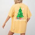 Math Teacher Polygon Christmas Tree Geometry Merry Christmas Women's Comfort Colors T-Shirt Back Print Mustard Math Teacher Polygon Christmas Tree Geometry Merry Christmas Women's Comfort Colors T-Shirt Back Print Mustard