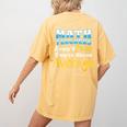 Math Teachers Aren't Mean Sayings Mathematics School Women's Comfort Colors T-Shirt Back Print Mustard