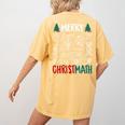 Merry Christmath – Math Christmas For Math Teacher For Men Women Kids Women's Comfort Colors T-Shirt Back Print Mustard