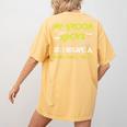 Middle School Teacher Halloween Costume Shirt Lazy Women's Comfort Colors T-Shirt Back Print Mustard Middle School Teacher Halloween Costume Shirt Lazy Women's Comfort Colors T-Shirt Back Print Mustard