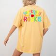 Montessori Rocks Montessori Teacher Back To School Women's Comfort Colors T-Shirt Back Print Mustard Montessori Rocks Montessori Teacher Back To School Women's Comfort Colors T-Shirt Back Print Mustard