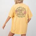 Motivational Progress Over Perfection Back To School Teacher Women's Comfort Colors T-Shirt Back Print Mustard Motivational Progress Over Perfection Back To School Teacher Women's Comfort Colors T-Shirt Back Print Mustard