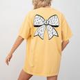 Music Notes Coquette Bow Music Teacher School Musician Band Women's Comfort Colors T-Shirt Back Print Mustard Music Notes Coquette Bow Music Teacher School Musician Band Women's Comfort Colors T-Shirt Back Print Mustard