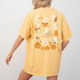 Music Teacher Orchestra Shirt Spooky Halloween Ghost Band Women's Comfort Colors T-Shirt Back Print Mustard Music Teacher Orchestra Shirt Spooky Halloween Ghost Band Women's Comfort Colors T-Shirt Back Print Mustard