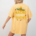 Nacho Average Teacher Cinco De Mayo Teacher Fiesta Women's Comfort Colors T-Shirt Back Print Mustard Nacho Average Teacher Cinco De Mayo Teacher Fiesta Women's Comfort Colors T-Shirt Back Print Mustard