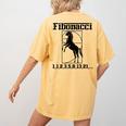 Nerdy Fibonacci Racing Car Horse Math Teacher Men Women Girls Kids Women's Comfort Colors T-Shirt Back Print Mustard