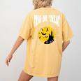 Nerdy Trig Or Treat Halloween Costume Math Teacher Women's Comfort Colors T-Shirt Back Print Mustard Nerdy Trig Or Treat Halloween Costume Math Teacher Women's Comfort Colors T-Shirt Back Print Mustard