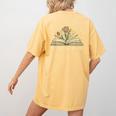 A New Chapter Begins Retired 2026 Teacher Retirement Women's Comfort Colors T-Shirt Back Print Mustard