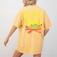 No Taki When Teacher Taki Teacher Pun Humor Women's Comfort Colors T-Shirt Back Print Mustard No Taki When Teacher Taki Teacher Pun Humor Women's Comfort Colors T-Shirt Back Print Mustard