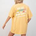 Not All Super Heroes Wear Capes Paraprofessional Teacher Women's Comfort Colors T-Shirt Back Print Mustard Not All Super Heroes Wear Capes Paraprofessional Teacher Women's Comfort Colors T-Shirt Back Print Mustard