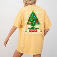 Oh Chemistree Scientist Chemical Christmas Xmas Teacher Women's Comfort Colors T-Shirt Back Print Mustard Oh Chemistree Scientist Chemical Christmas Xmas Teacher Women's Comfort Colors T-Shirt Back Print Mustard