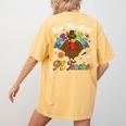 One Thankful PE Teacher Turkey Thanksgiving -Adults & Kids Classic Fit Polyester 100 Short Sleeve Women's Comfort Colors T-Shirt Back Print Mustard