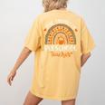 One Thankful Preschool Teacher Thanksgiving Rainbow Women's Comfort Colors T-Shirt Back Print Mustard One Thankful Preschool Teacher Thanksgiving Rainbow Women's Comfort Colors T-Shirt Back Print Mustard