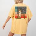Otter Professor Teacher Teaching Maths Mathematics Women's Comfort Colors T-Shirt Back Print Mustard Otter Professor Teacher Teaching Maths Mathematics Women's Comfort Colors T-Shirt Back Print Mustard