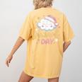 Pajama Day School Spirit Week Fun Cloud Teacher Women's Comfort Colors T-Shirt Back Print Mustard Pajama Day School Spirit Week Fun Cloud Teacher Women's Comfort Colors T-Shirt Back Print Mustard