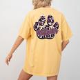 Panthers Paw Print Leopard Maroon Panther Pride Teacher Women's Comfort Colors T-Shirt Back Print Mustard Panthers Paw Print Leopard Maroon Panther Pride Teacher Women's Comfort Colors T-Shirt Back Print Mustard