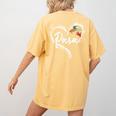 Para Heart Paraprofessional Teacher Paraeducator Women's Comfort Colors T-Shirt Back Print Mustard Para Heart Paraprofessional Teacher Paraeducator Women's Comfort Colors T-Shirt Back Print Mustard