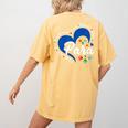 Para Heart Teacher Paraprofessional School Appreciation Women's Comfort Colors T-Shirt Back Print Mustard Para Heart Teacher Paraprofessional School Appreciation Women's Comfort Colors T-Shirt Back Print Mustard