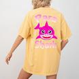 Para Shark Paraprofessional Female Teacher Women's Comfort Colors T-Shirt Back Print Mustard Para Shark Paraprofessional Female Teacher Women's Comfort Colors T-Shirt Back Print Mustard