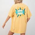 Para Shirt Super Para Paraprofessional Teacher Women's Comfort Colors T-Shirt Back Print Mustard