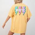 Para Squad Paraprofessional Teacher Lightning Bolt Women's Comfort Colors T-Shirt Back Print Mustard Para Squad Paraprofessional Teacher Lightning Bolt Women's Comfort Colors T-Shirt Back Print Mustard