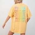 Para Tour Paraprofessional Squad Rock Teacher Back To School Women's Comfort Colors T-Shirt Back Print Mustard