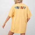 Paraprofessional Teacher Hearts Back To School Teach Rainbow Men Women Kids Women's Comfort Colors T-Shirt Back Print Mustard Paraprofessional Teacher Hearts Back To School Teach Rainbow Men Women Kids Women's Comfort Colors T-Shirt Back Print Mustard