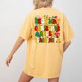 PE Teacher Christmas Holiday Women's Comfort Colors T-Shirt Back Print Mustard PE Teacher Christmas Holiday Women's Comfort Colors T-Shirt Back Print Mustard