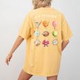Physical Education Teacher PE Teacher Specials Back School Women's Comfort Colors T-Shirt Back Print Mustard
