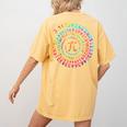 Pi Day Math Teacher Tie Dye Spiral Pi 314 Pi Day Women's Comfort Colors T-Shirt Back Print Mustard Pi Day Math Teacher Tie Dye Spiral Pi 314 Pi Day Women's Comfort Colors T-Shirt Back Print Mustard