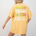 Pilates Instructor Teacher Watercolor Pilates Don't Fart Men Women Kids Women's Comfort Colors T-Shirt Back Print Mustard Pilates Instructor Teacher Watercolor Pilates Don't Fart Men Women Kids Women's Comfort Colors T-Shirt Back Print Mustard