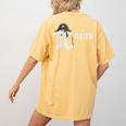 Pirate Pi Math Pie Halloween Costume Teacher Men Women Women's Comfort Colors T-Shirt Back Print Mustard Pirate Pi Math Pie Halloween Costume Teacher Men Women Women's Comfort Colors T-Shirt Back Print Mustard