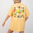Play Is Learning Kindergarten Preschool Teacher Appreciation Women's Comfort Colors T-Shirt Back Print Mustard Play Is Learning Kindergarten Preschool Teacher Appreciation Women's Comfort Colors T-Shirt Back Print Mustard