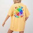Play Is Learning Teacher Kindergarten For Men Women Kids Women's Comfort Colors T-Shirt Back Print Mustard Play Is Learning Teacher Kindergarten For Men Women Kids Women's Comfort Colors T-Shirt Back Print Mustard