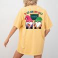Poly-Gnome-Ials Algebra Teacher Calcul Teacher Women's Comfort Colors T-Shirt Back Print Mustard