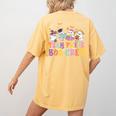 Pre-K Boo Crew Ghost Halloween Teacher Student Women's Comfort Colors T-Shirt Back Print Mustard Pre-K Boo Crew Ghost Halloween Teacher Student Women's Comfort Colors T-Shirt Back Print Mustard